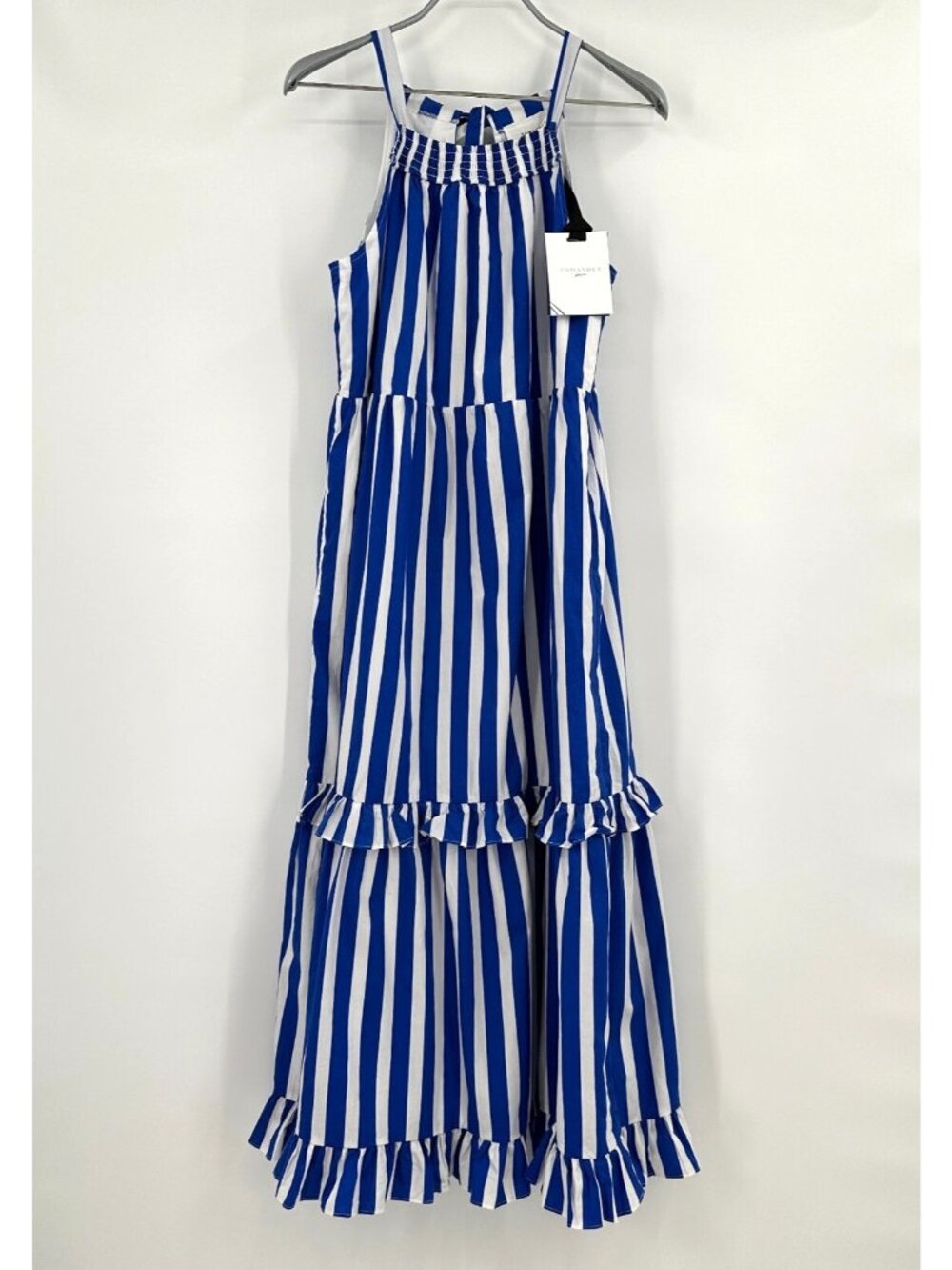 Pomander Place by Tuckernuck Blue Stripe Avondale Dress size S Small NWT* - Picture 1 of 9